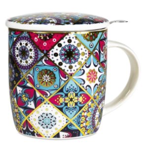 mug en porcelaine avec motifs orientaux vendu par ceiba-institut