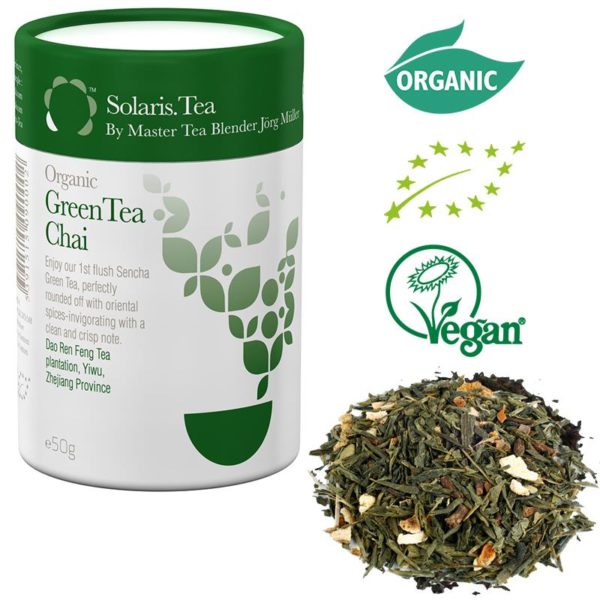 thé solaris bio green tea chai ceiba-institut