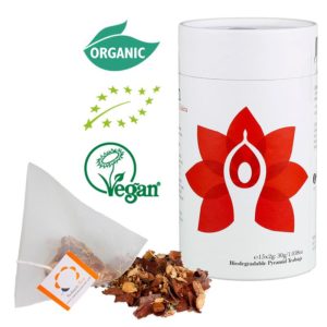 thé solaris bio certifié vegan 1er chakra ceiba-institut