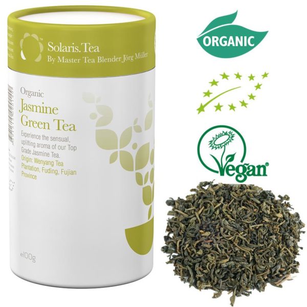 thé bio solaris jasmine tea certifié vegan ceiba-institut