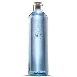 bouteille Ohmwater en verre rcyclé sans métaux lourds graine de vie ceiba-institut
