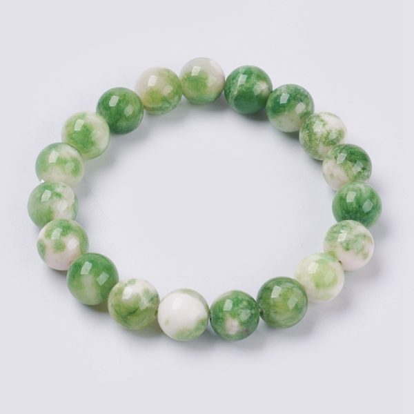 bracelet jade pierres naturelles verte et blanche 8mm ceiba-institut