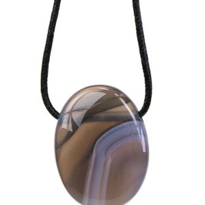 pendentif agate rubanée ceiba-institut